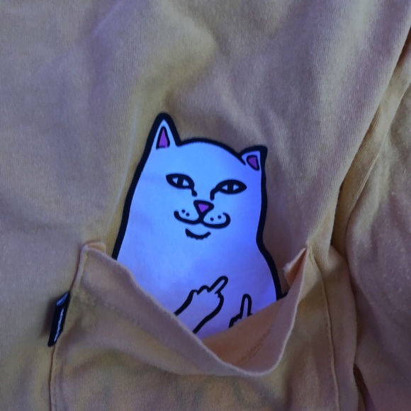 RIPNDIP yellow t-shirt - Picture 3 of 3